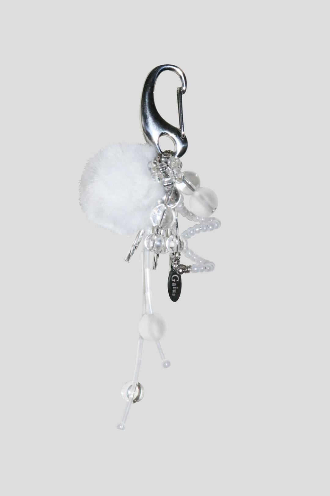 snowy branch keyring