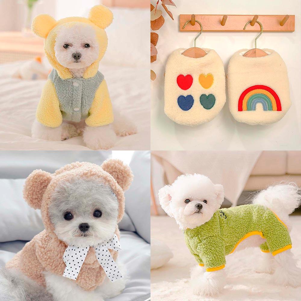 강아지 옷 가을 겨울 패딩 올인원 애견 의류 쇼핑몰 포메 말티즈 토이 푸들 비숑 XS