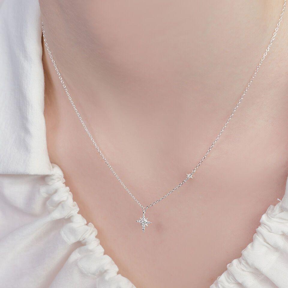 [silver 925][에스파 윈터 착용] starlight cubic necklace