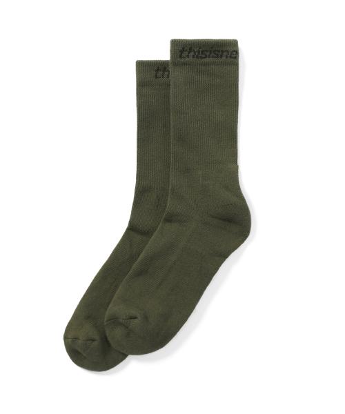 SP-Logo Socks 3Pack Olive
