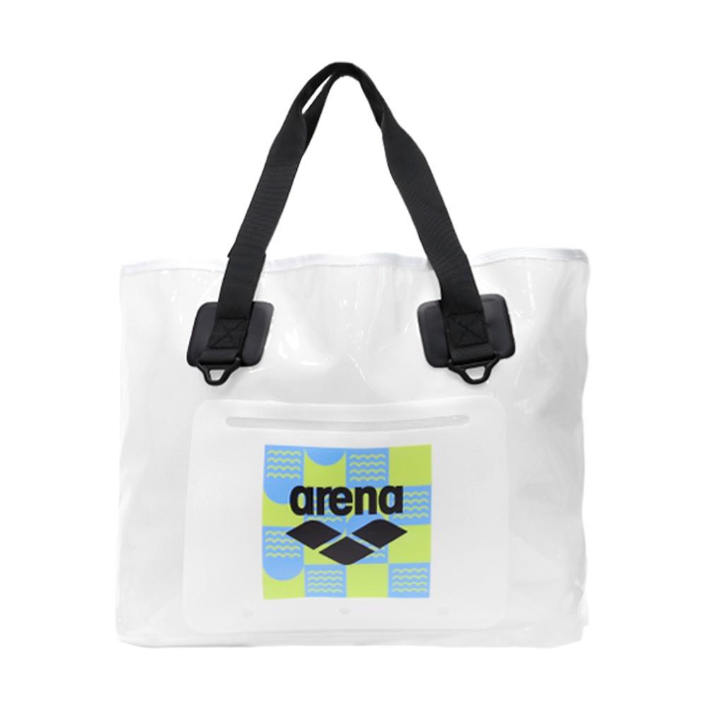 아레나 비치 손가방 수영가방 A4AC1AB28 WHT