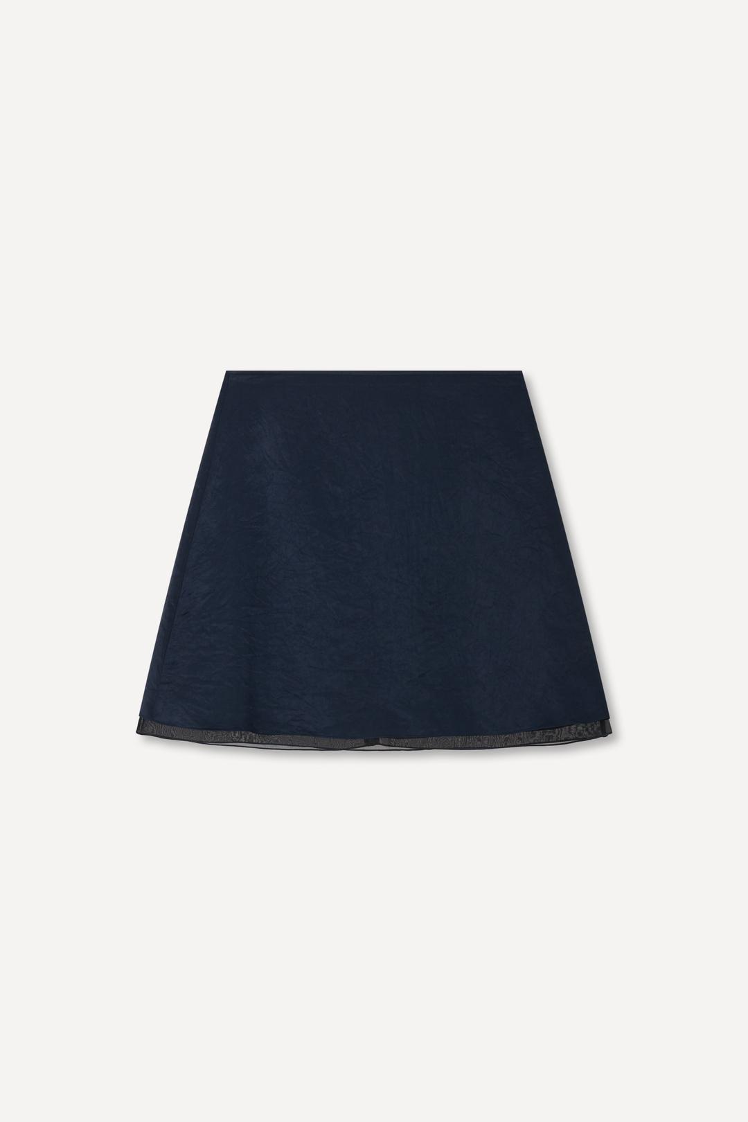 Glimmer Mini Satin Skirt