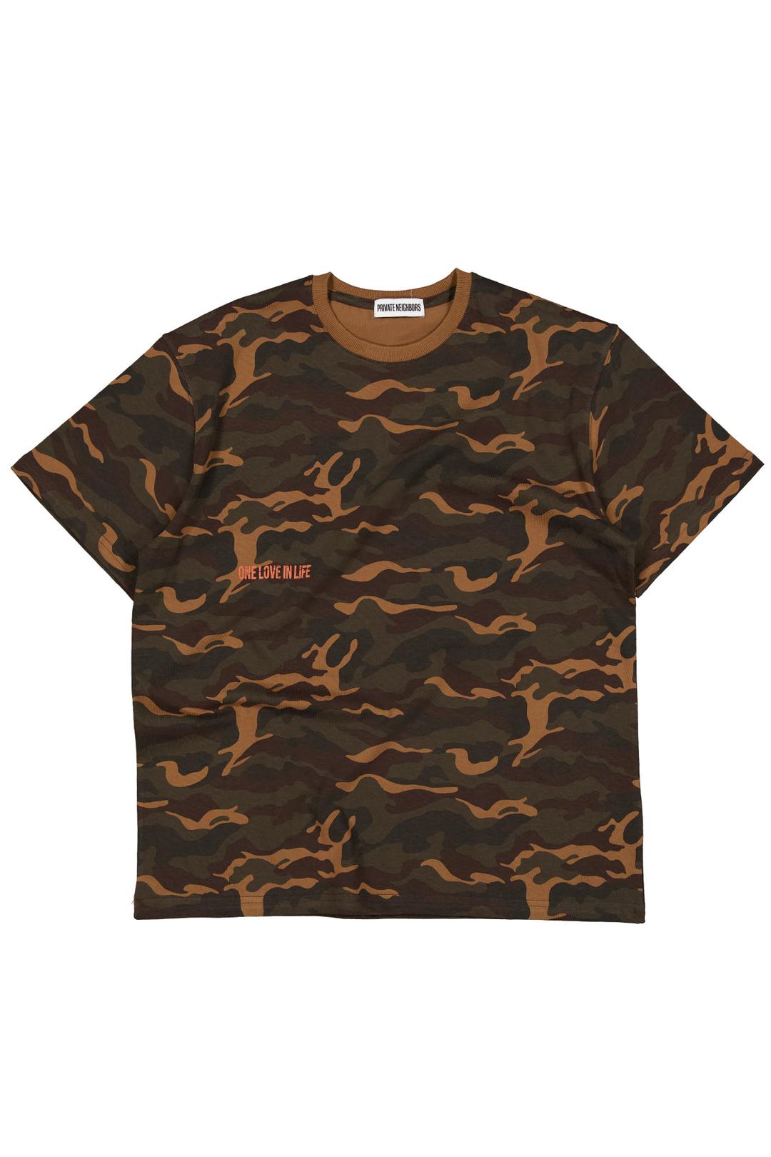 Life Wording Tee - Camo