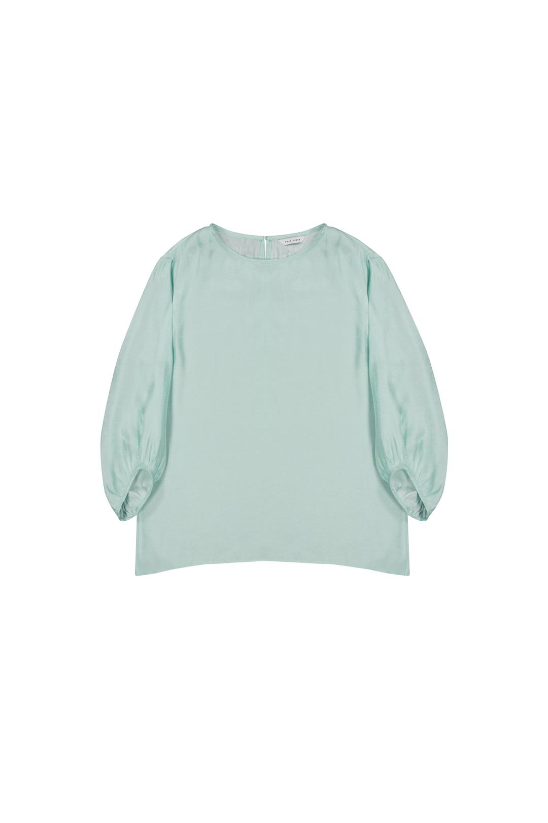 PEARL RUCHED BLOUSE (JADE)