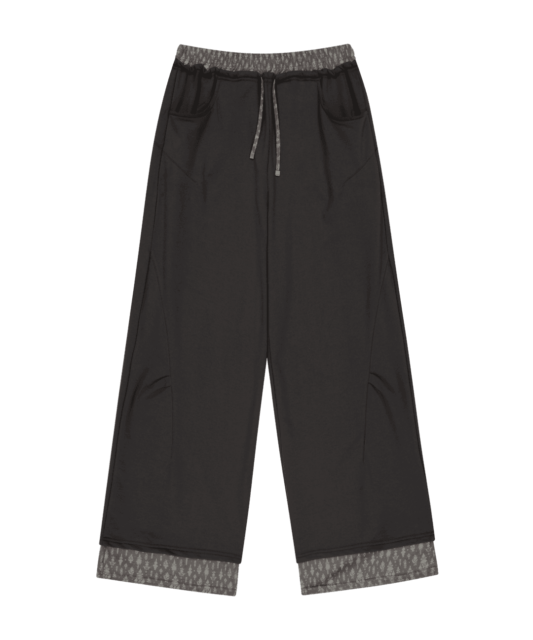 *PREVIEW* Double-Waisted Jersey Pants / Charcoal