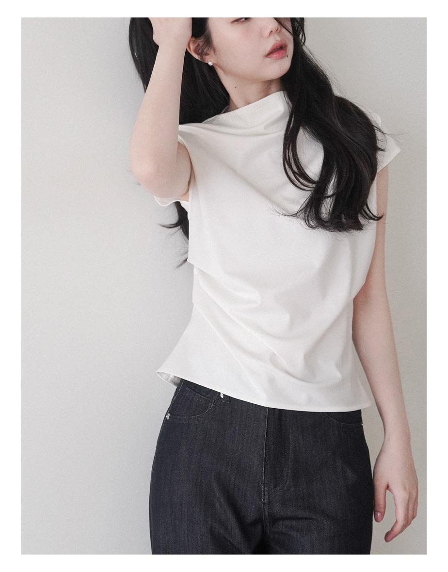 [M5일소요] [S/M] 아델리 캡 블라우스 [아이보리]