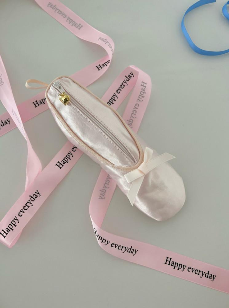 핑크 토슈즈 필통 발레리나 파우치 펜슬케이스