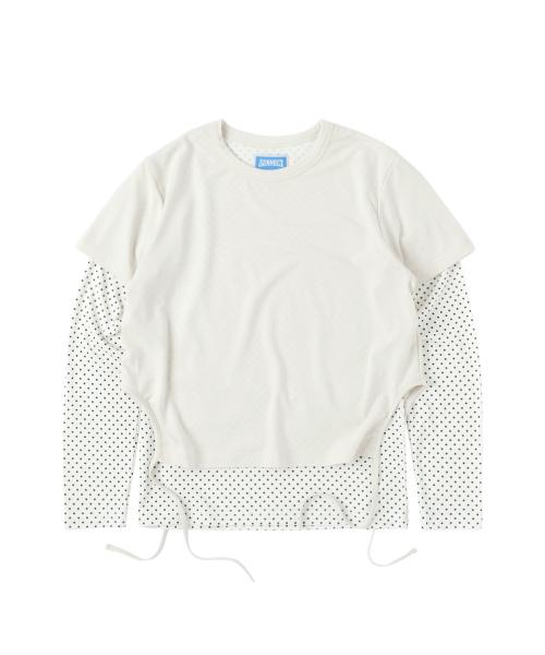 써넥트(SUNNECT)  P.D. Layered LS Tee - White - 사이즈 & 후기 | 무신사