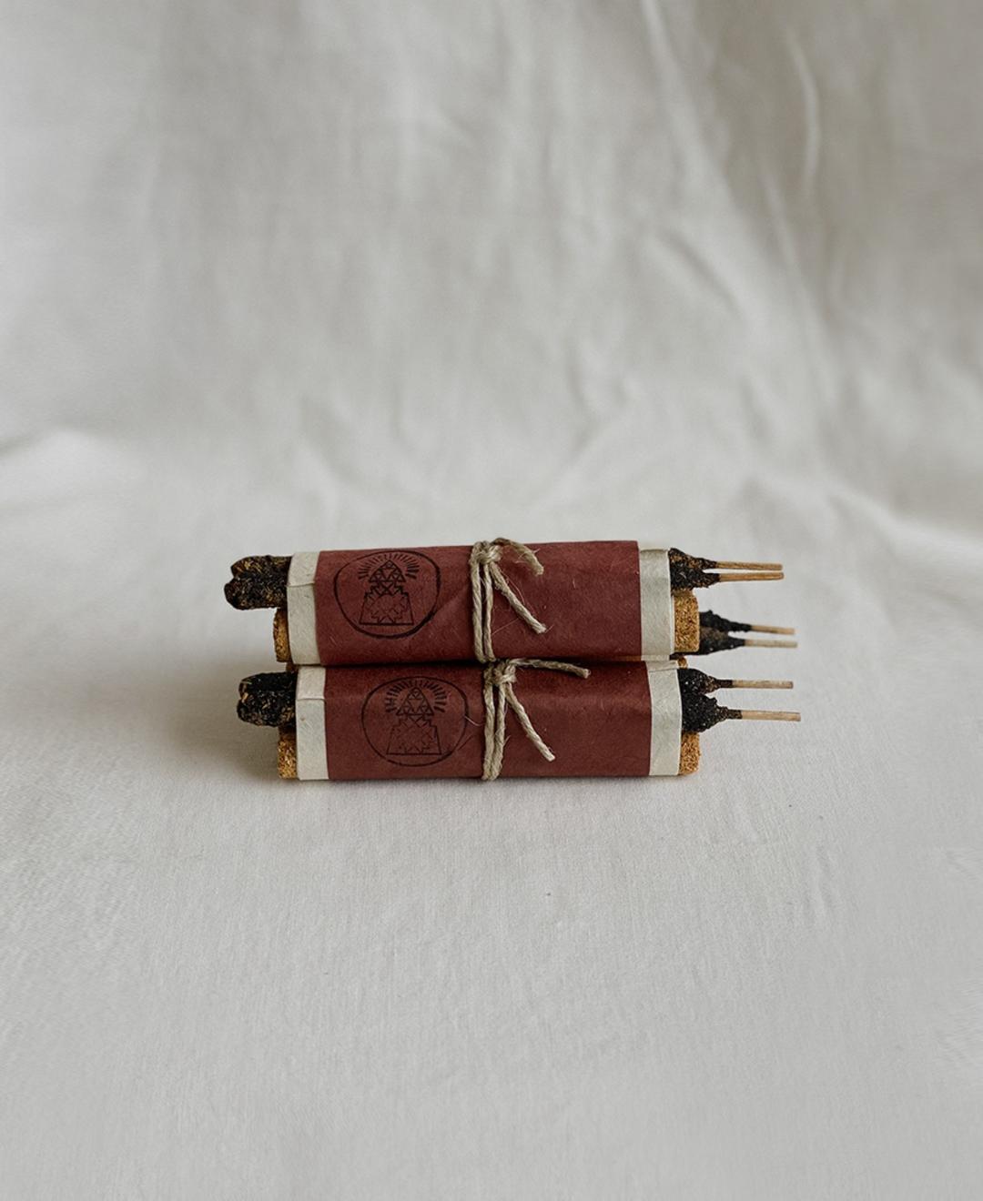 [INCAUSA] 핸드프레스 천연 향 인센스 팔로 산토 세트