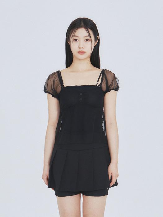 Dana square top set (Black)