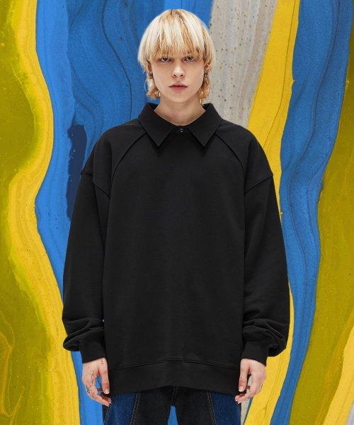 볼레로 아방가르드 맨투맨 블랙