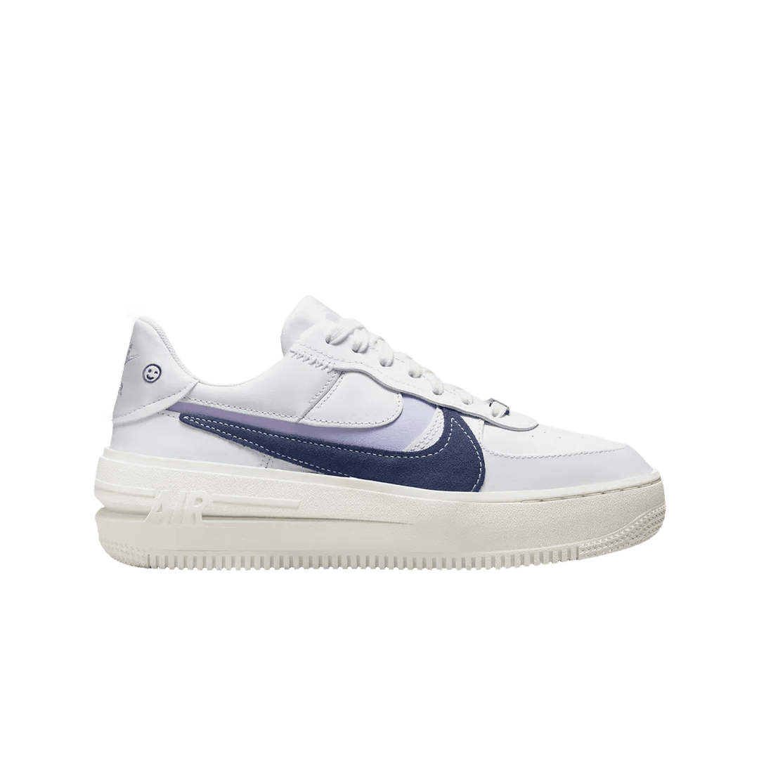 (W) Nike Air Force 1 PLT.AF.ORM Summit White Midnight Navy