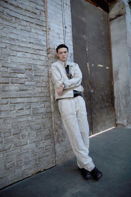 라이딩 데님 셋업자켓 _베이지_HH15103251