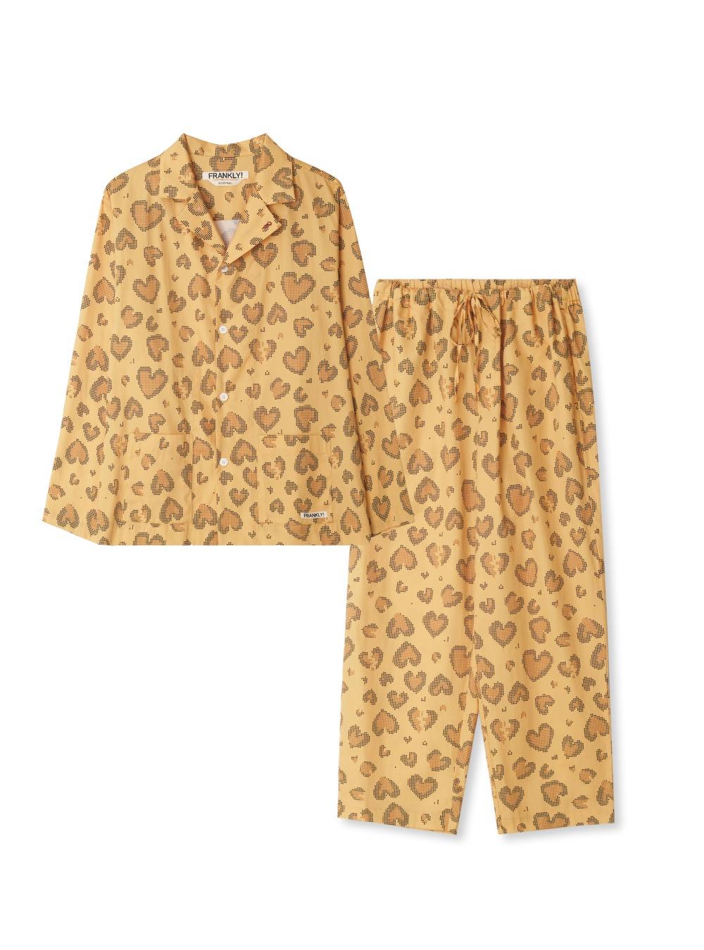Atelier Pajama Set, Yellow Heart
