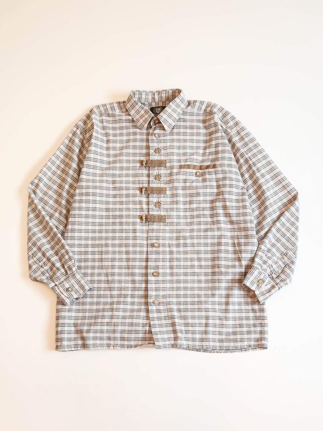 Embroidery Linen Western Shirt O3127