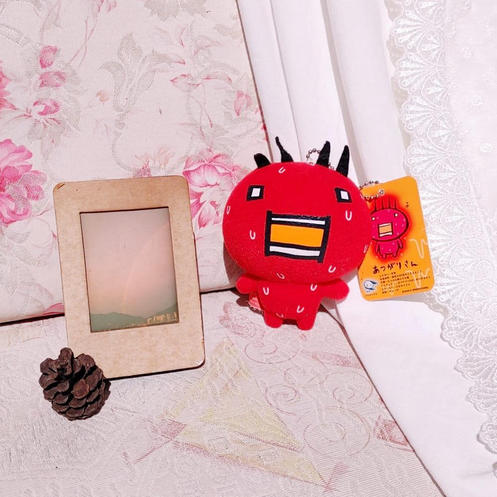 [중고] 고전 산엑스 아쯔가리상 키링 인형 빈티지인형