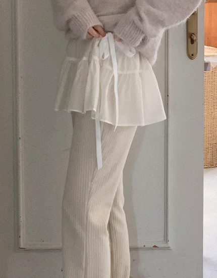 Chiffe layered skirt