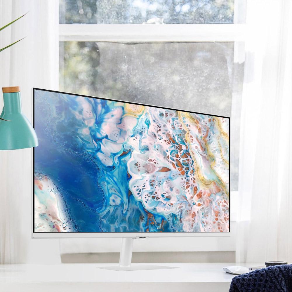 삼성 스마트모니터 M5 S32AM501 넷플릭스 Youtube 무선 DeX 스마트허브 화이트