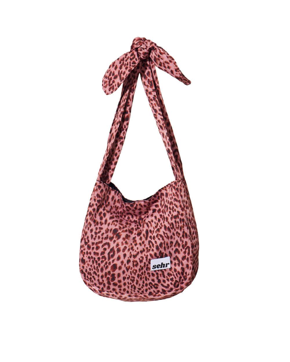 Leopard Tie Mini Bag (Pink)