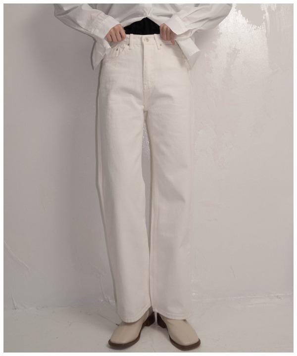 롱 와이드 일자팬츠