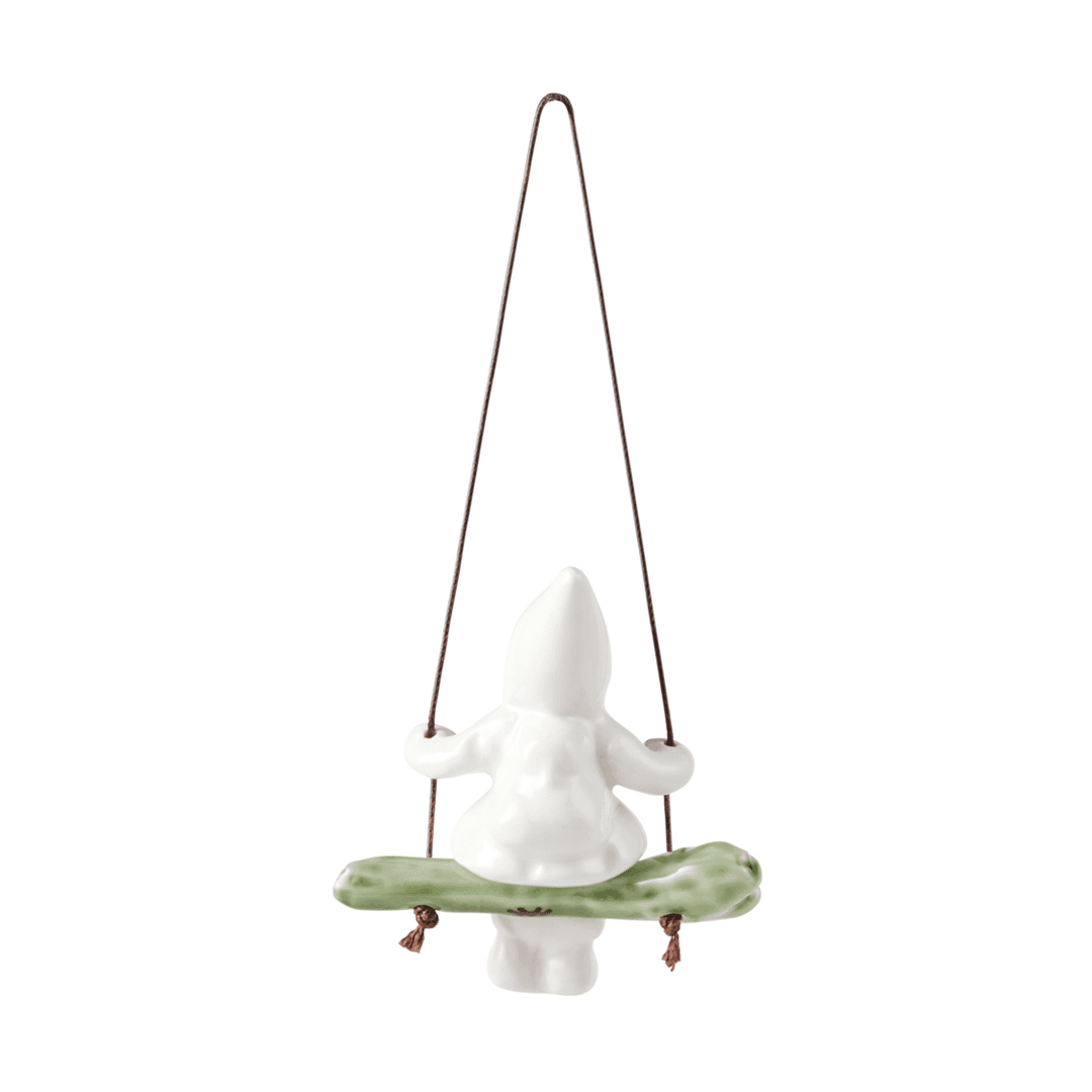 크리스마스 테일스 스윙잉 걸 8 cm, White-pink