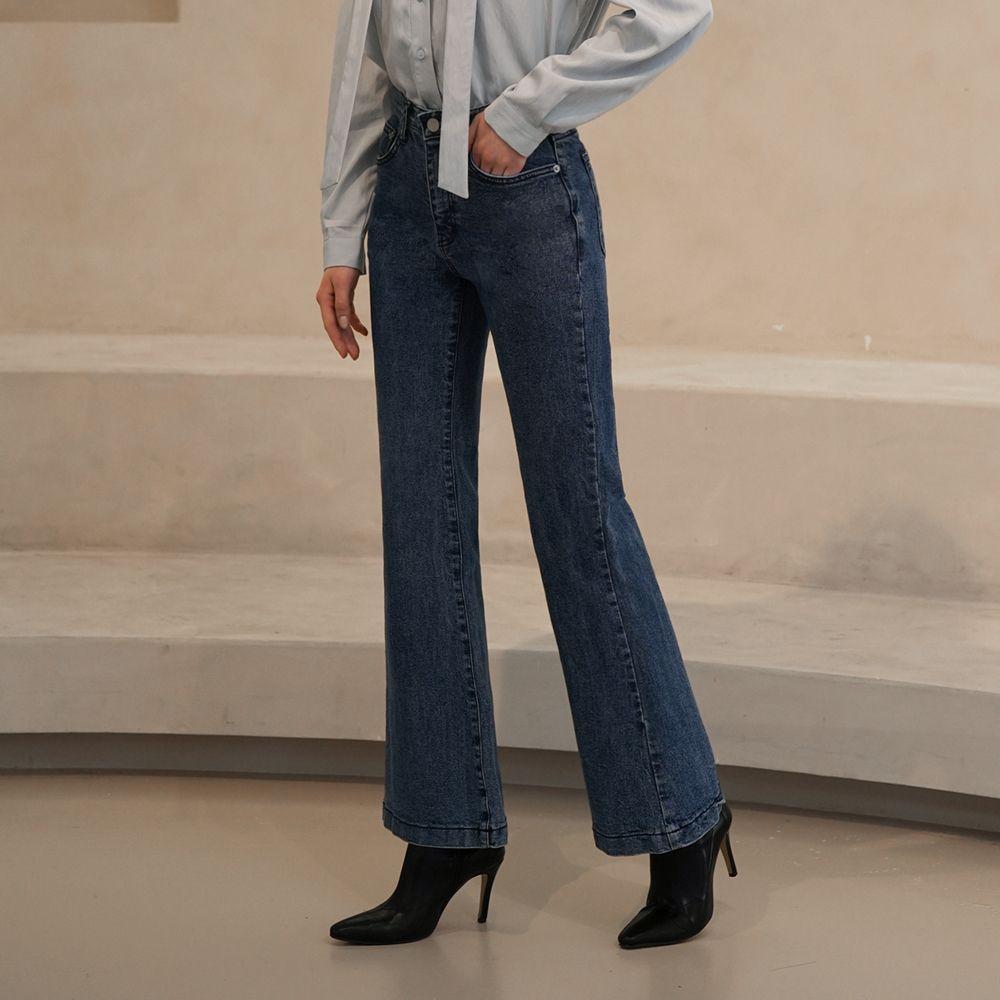 [-6cm 숏버전 추가] W1062 BASIC BOOTS CUT PANTS_DEEP BLUE