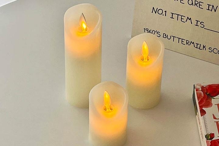 흔들리는 LED 이벤트 양초 건전지 조명 램프 인테리어 무드등