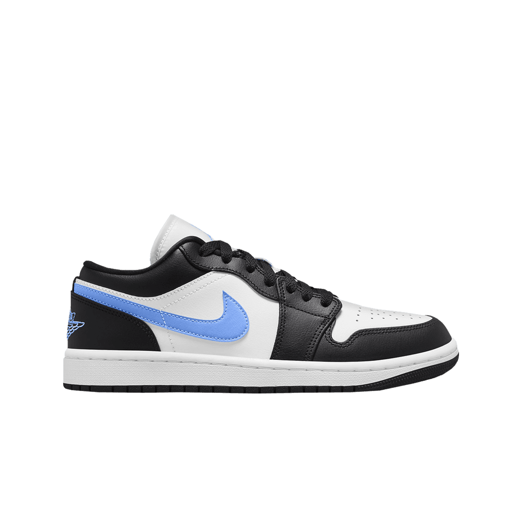 (W) Jordan 1 Low Black University Blue