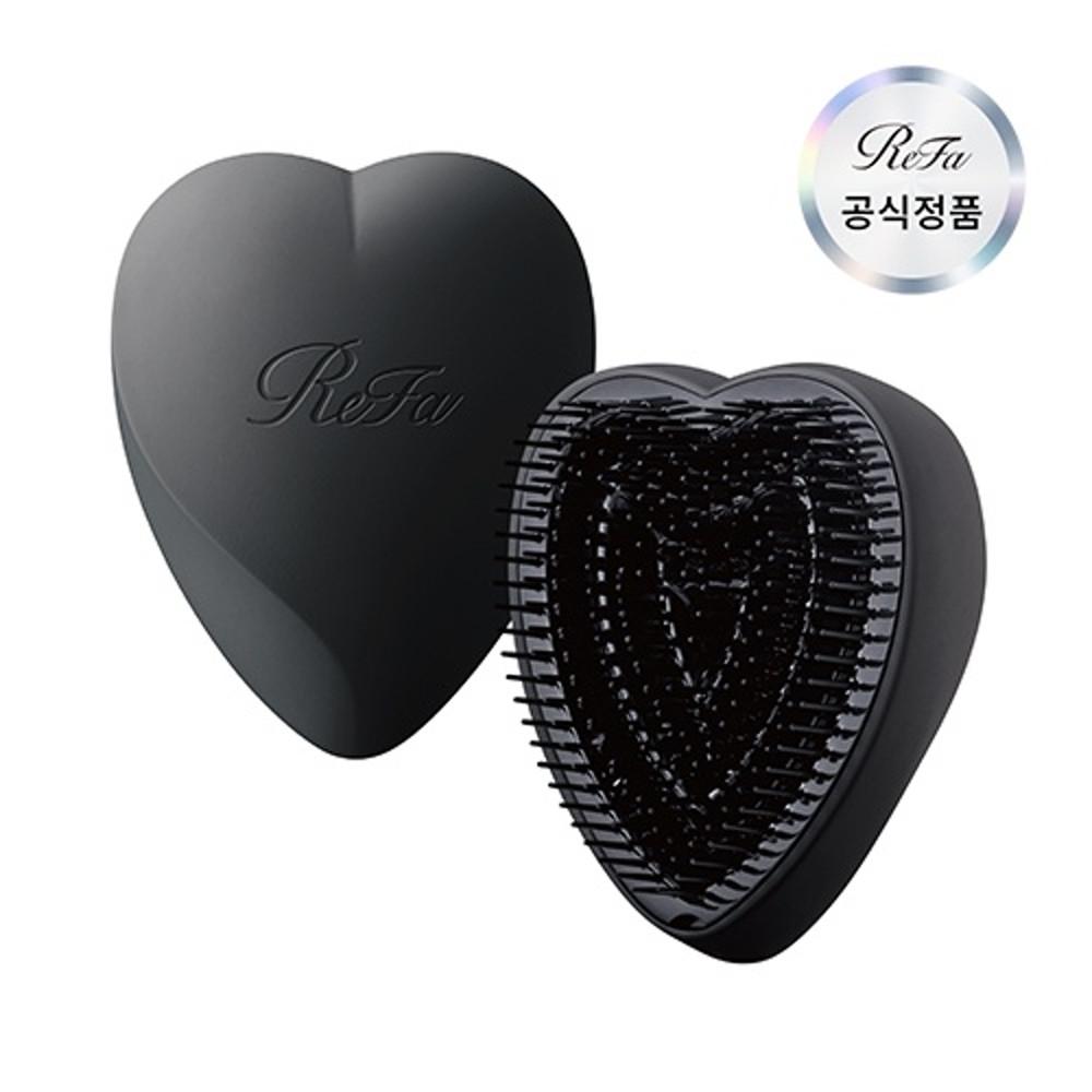 리파 하트 브러시 매트블랙 머리 빗 찰랑찰랑 하트빗 (Mat Black)