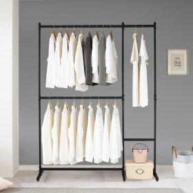 [키모] 철제 2단 행거 와이드 1600 옷걸이행거 스탠드 옷걸이