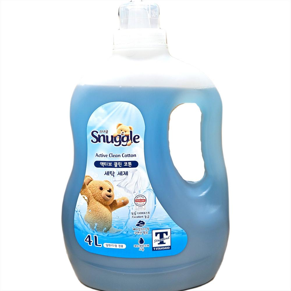 스너글 액티브 클린 코튼 세탁세제 4L