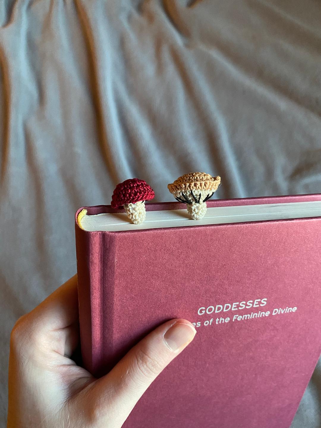 Mushroom Bookmark Crochet Pattern
