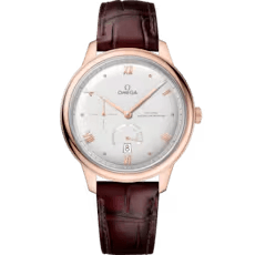 드 빌 프레스티지 41 mm, 세드나ᵀᴹ 골드 및 레더 스트랩 - 434.53.41.21.02.001