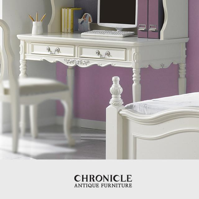 크로니클 화이트 엔틱책상 수입가구 인테리어 책상
