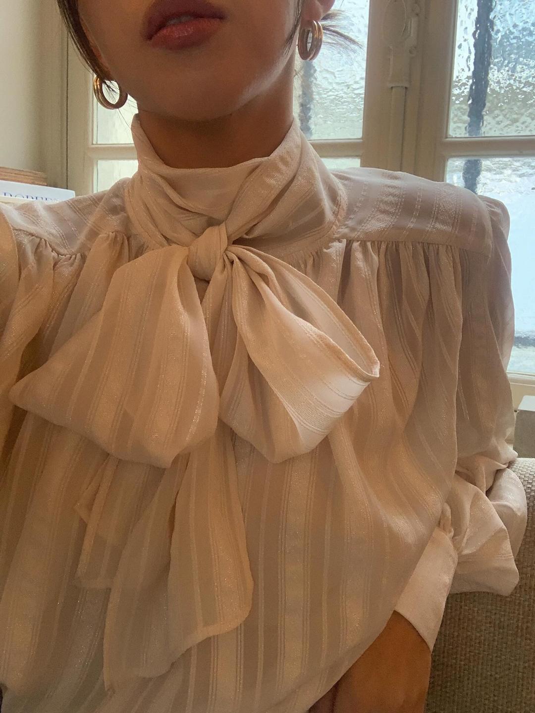 Shimmery Bow Tie BL 'Inés' (come from JP)