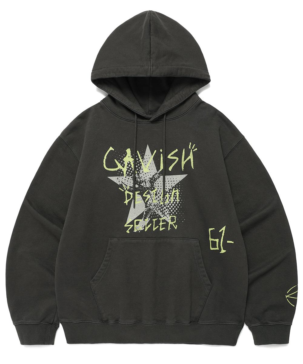 PIGMENT HAND WRITTEN HOODIE[CHARCOAL]