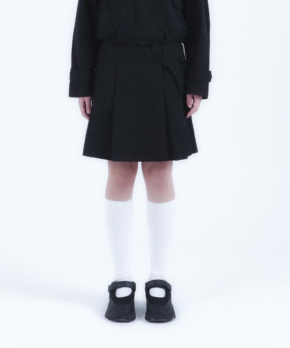 【Miseki SEOUL】Waist pocket bag midi skirt Waist pocket bag midi skirt BLACK - 미세키서울