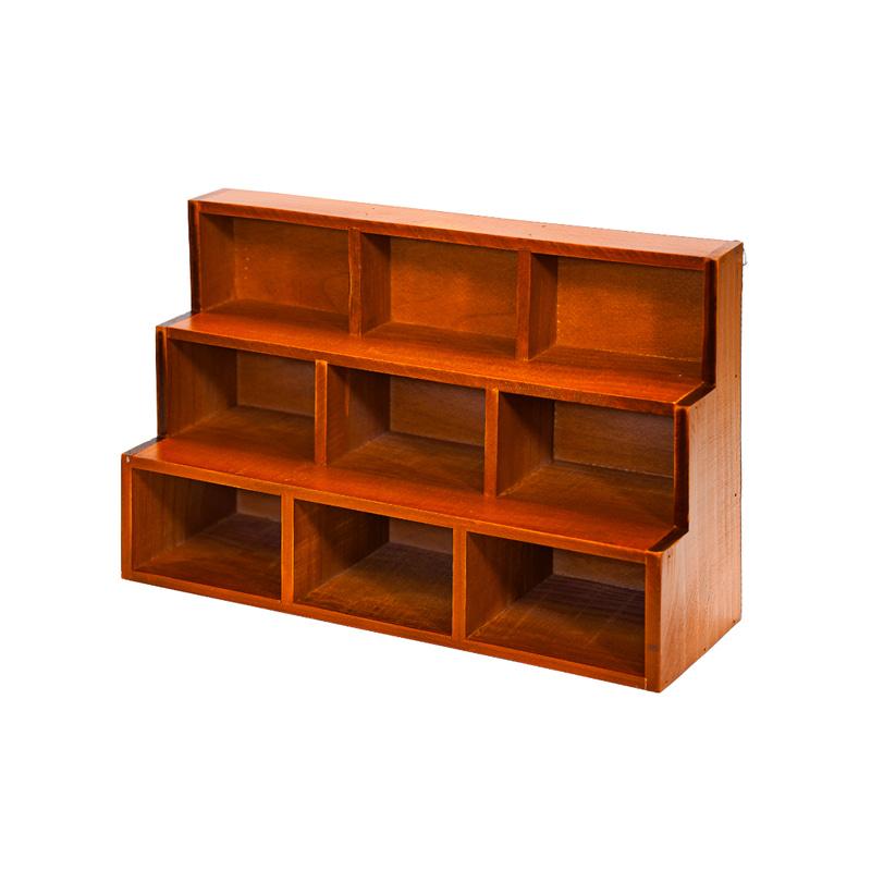 빈티지가구 3단 계단형 선반