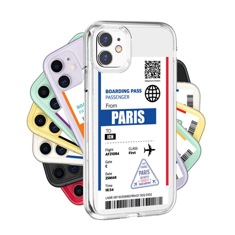 보딩패스 케이스 비행기티켓 커플 투명 아이폰13 아이폰12프로미니 아이폰SE2 아이폰XS 갤럭시노트20 울트라 갤럭시노트10 갤럭시S21 갤럭시노트9 A32 A31 A90
