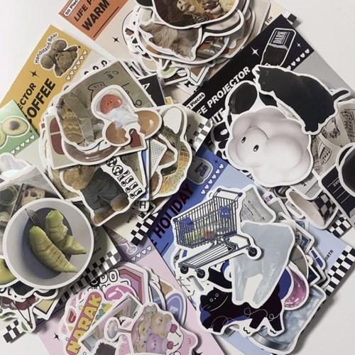 키치 조각스티커