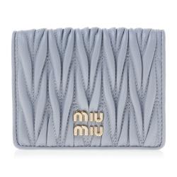 미우미우 마쎄라테 로고 반지갑 5MV204 2FPP F0591