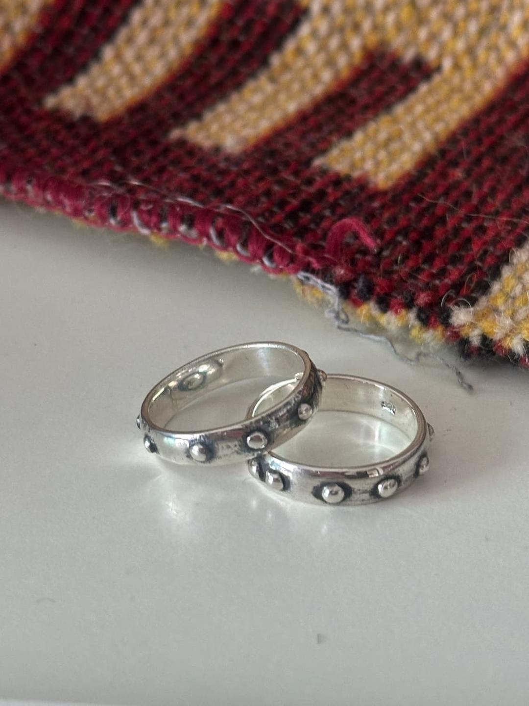 Dot Raw 925Silver Ring | 후루츠패밀리