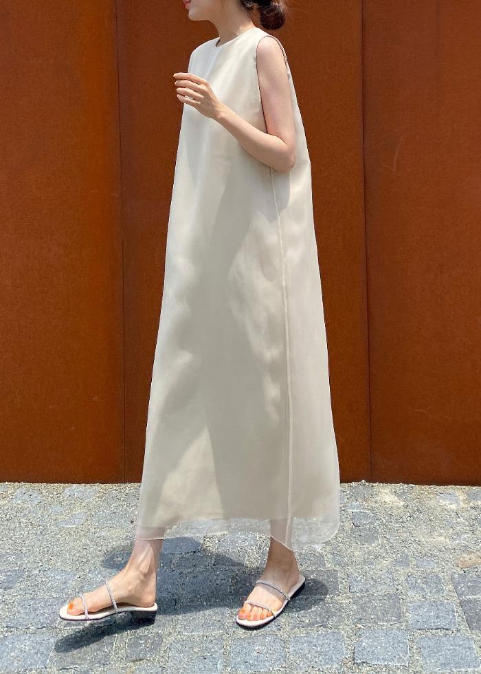 자체제작 - 오간자 OPS  [베이지 블랙 / 44-66]