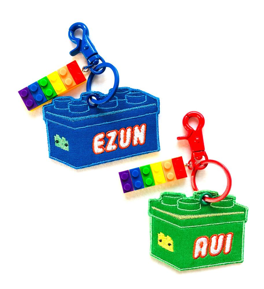 블록 자수네임텍, 어린이집, 유치원 동호회 커스텀 주문제작 자수네임텍