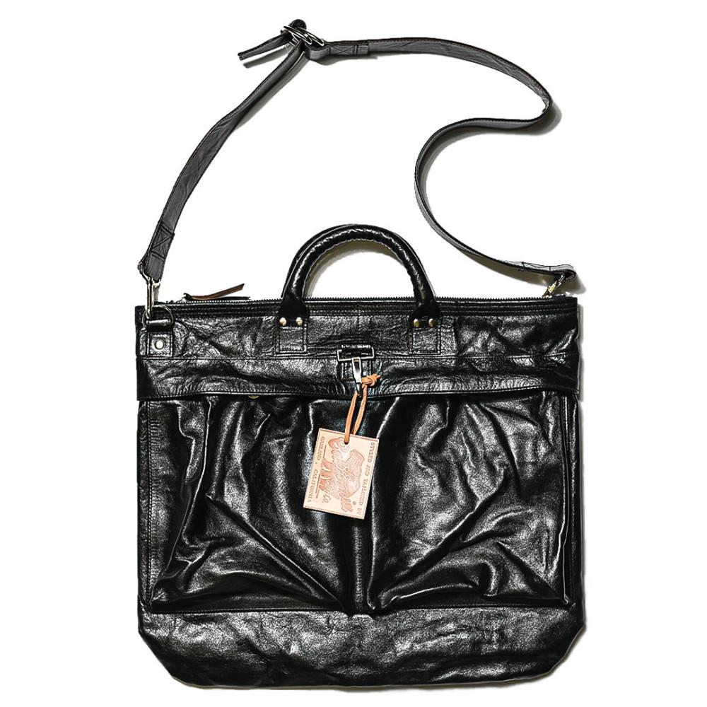 [국내발송] Rainbow Country - Horsehide Helmet Bag [Black][레인보우 컨트리] [세미베이스먼트]