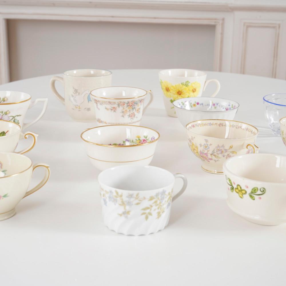 리얼 빈티지 B급 랜덤이벤트 1+1 컵, 찻잔 / 빈티지그릇