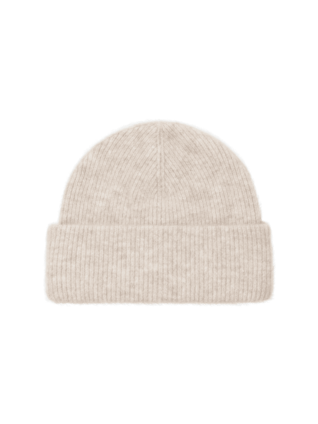 Shaggy Cuff Beanie Ivory