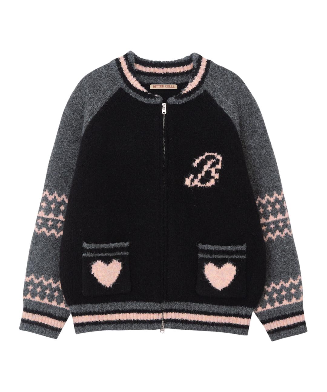 Wool Teddy Cowichan-Black