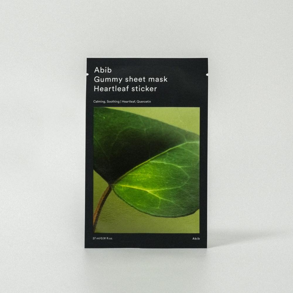 껌딱지 시트 마스크 어성초 스티커 27ml : Abib