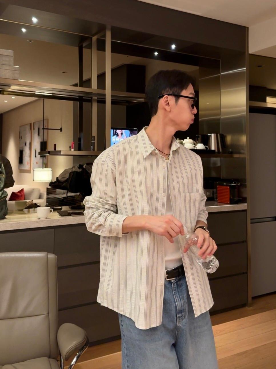 To london classic stripe shirt